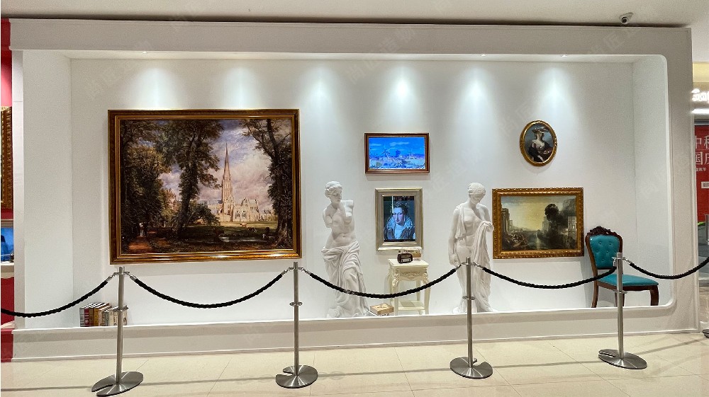 动态画展橱窗道具